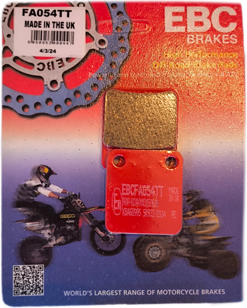 EBC Brake pads Redstuff FA135TT front right Yamaha Raptor Banshee 450 700 (For 2 piston brake caliper) 1S3-W0045-00-00